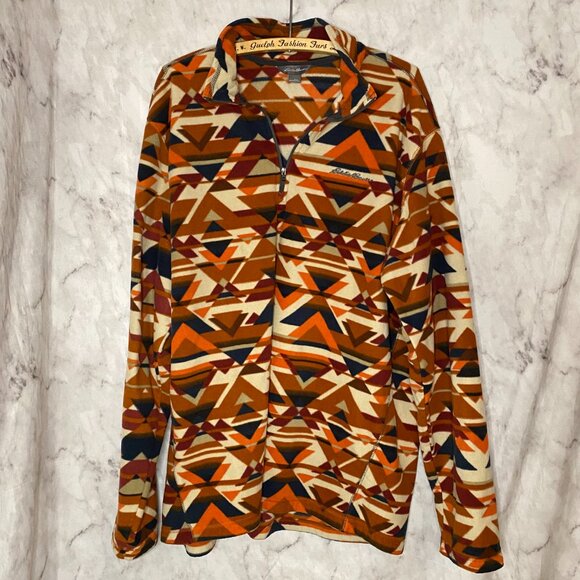 Eddie Bauer Aztec Fleece - Picture 1 of 5